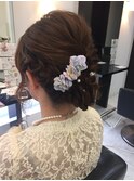 ゆるふわアップスタイル♪
