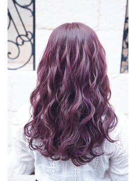 ティンク 港南台 (Tink) レッドパープル/ロング/透明感/ブリーチ