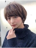 【Le'a　小暮】ネイビーカラー　大人カワイイショート