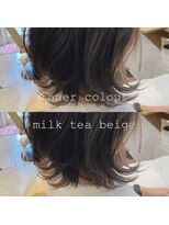 ミルク(MILK)&nbsp;＊inner colour×milk tea beige＊