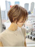 モテ髪カタログ/外ハネボブ/ペールベージュ[梅田/茶屋町]