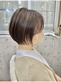 長めショートボブ