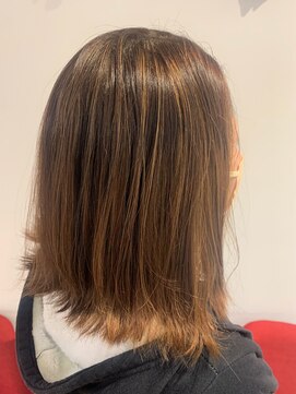 アズールサン 草加西口店(azule-sun) ナチュラルハイライト ベージュカラー