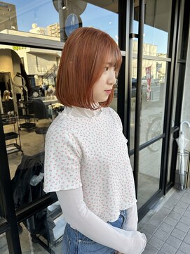 ナイロンバイセレクション(NYLON by Selection.) オレンジベージュ