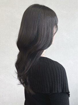 ミュラ(mulah) 透明感ダークグレージュ＊黒髪じゃない艶っぽ暗髪カラー