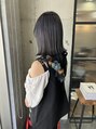 アグ ヘアー カリラ 谷山2号店(Agu hair caolila)&nbsp;ラベンダーグレー＊切りっぱなしボブ