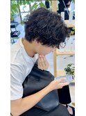 30代40代50代☆大人かっこいい波巻きパーマ