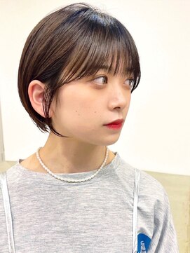 セイドット フクオカ(Say.FUKUOKA) Say.岩井 丸みショート×耳かけショート×大人可愛い