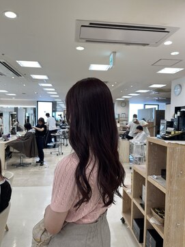 ケンジ 平塚ラスカ店(KENJE) ブリーチなしピンクカラー