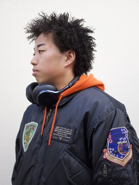 ランズサンズ 表参道(runsuns) スパイキーアフロ