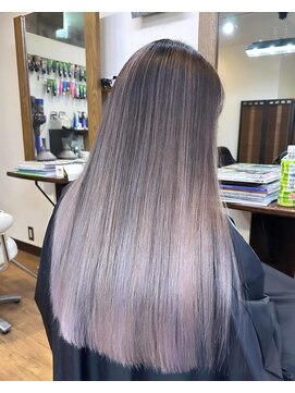 アンプヘアー(imp HAIR) バレイヤージュ Perl