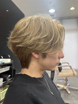 バース 梅田中崎町店(BIRTH) センターパート ニュアンスパーマ