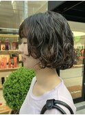 ボブパーマ　パーマ　レディースパーマ