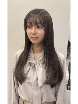 リオリス ヘア サロン(Rioris hair salon) 【石川諒】ロング/オリーブベージュ/カシミヤ