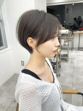 メグリ(MEGULI) マッシュショート【相馬】　＃小顔補正立体カット＃仙台髪質改善