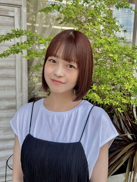 デイジーサイン(day's eye Sign) ボブ×オレンジ