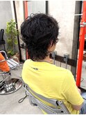 メンズ抜け感ウルフパーマ
