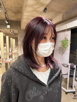 【masa】深みのある暖色寄りのラベンダーカラー！