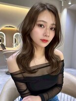 サンドパールス 仙台店(sand PALCE)&nbsp;大人ガーリー/バタフライカット/ミディアムレイヤーカット/仙台