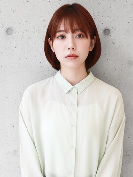 ★大人可愛い20代30代40代お顔まわり薄めバンク前髪くびレイヤー