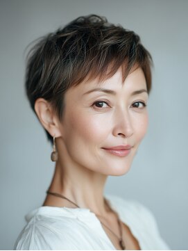 ビフィーノ リルネ(Bifino Rilune) クラゲヘアー/小顔/ココアベージュ/オリーブグレー/川西