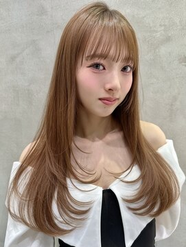 ロンドネートゥル 新潟(Lond naitre) 新潟／髪質改善／ダークアッシュ／ミディアムレイヤー