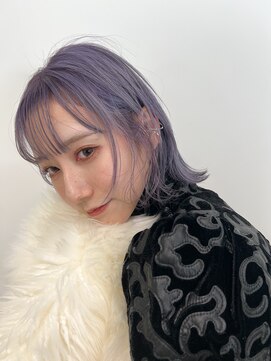 リレットヘアー(Riretto HAIR) ハイトーンラベンダーカラー