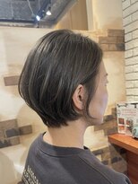 ヘアメイク フレンシア(hair make flencia)&nbsp;横顔も美しく決まる大人ショートボブ【158スタイル】