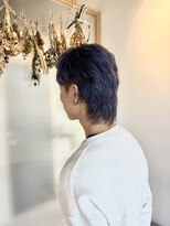 ファスナーグランデ(fustener grande)&nbsp;メンズカット×パープルシルバー