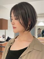 ゴカン バイ ジル ブラン 名古屋(Gokan by JIL BLAN)&nbsp;ハイライトバレイヤージュダブルカラーショートカット30代40代