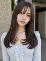 ローネス 表参道(LONESS) 大人っぽレイヤーカットとグレーベージュ