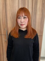 ガリカ 博多(Gallica) <ゲスト>ケアブリーチでおしゃれなオレンジベージュ