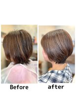 女髪の時間 ショートボブ