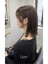 髪質改善Lino hair/縮毛矯正/白髪ぼかし/ハイライト/メンズカット【リノヘア】 髪質改善ストレート/髪質改善縮毛矯正/くくれるボブ