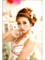 ヘアメイクサロンシャルメ(Hair Make Salon CHARMER)&nbsp;結婚式☆二次会★CHARMERラフアップヘアセット