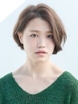 ノラ ヘアーサロン(NORA HAIR SALON)&nbsp;NORA【ERI】かき上げバング似合わせ小顔ナチュラルショートボブ