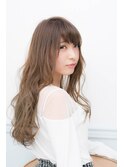 春は赤みを抑えたグレージュカラー【河原町三条】