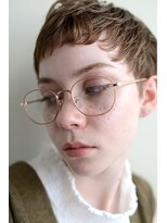 ミラバイグリーン(Mira by green)&nbsp;manish short X sepia beige #1