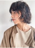 伸びかけショートのパーマスタイル
