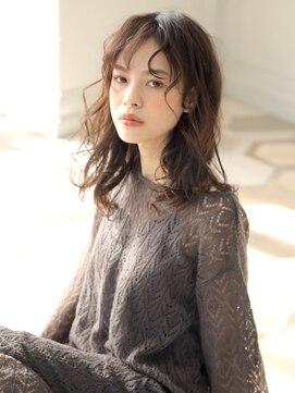 モーラ 浅香山店(MOLLA) Aラインウェーブvol.3【レイヤーロング/ニュアンスカラー】