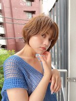 ダヴィン 中目黒(DaVin)&nbsp;【DaVin中目黒】夏ショート コスメパーマ ベージュカラー