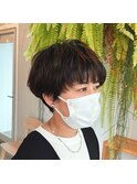 大人ナチュラルマッシュショート