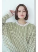 大人らしいツヤボブ