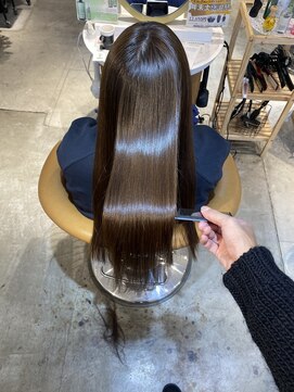 ロンド シャルム 吉祥寺(Lond charme) イメチェンダークアッシュチョコレート髪質改善イノアカラー