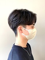 エルマーク(L-MARK)&nbsp;センターパートニュアンスパーマ韓国カルマパーマコンマヘア