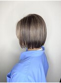 ミニボブのハイライトカラー