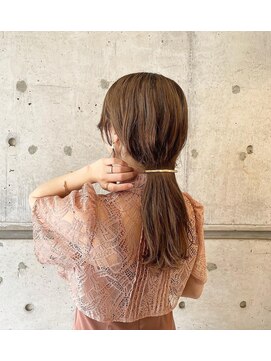 エミュ 天文館店(eMu) バレッタ1つでシンプルお呼ばれアレンジ