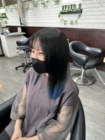 ビビッド ルーア(vivid R)&nbsp;ブルー系裾カラー