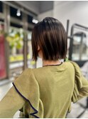 大人切りっぱなしボブ