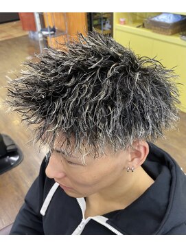 ヘアーパークキューブ ツイストホワイトメッシュ